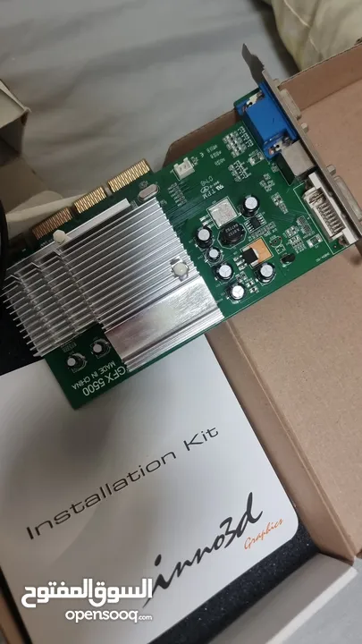 DDR Geforce FX 5500 265MB كرت شاشة قديم ونادر – GeForce FX 5500 (جديد، أنتيكا)"
