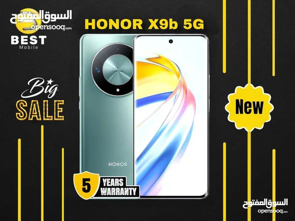متوفر الأن جديد بسعر مميز هونر اكس 9 بي // Honor x9b 256G 12G Ram new