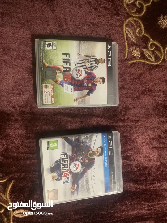 بلايستيشن 3 سليم مش مهكر + fifa 14/15
