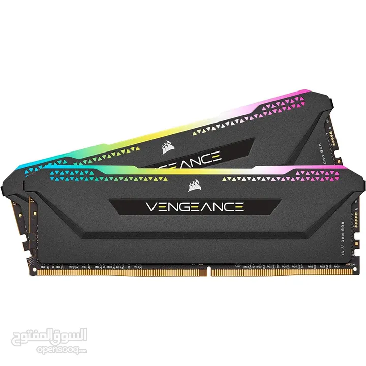 رامات جيمنج ديسكتوب CORSAIR VENGEANCE PRO SL 16GB (2 x 8GB) DDR4 3200MHz RGB GAMING RAM
