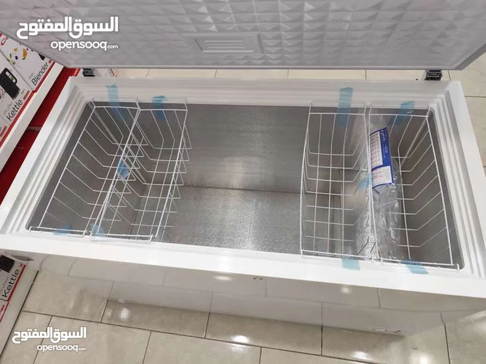 فريزر عامودي و بطح 150 A+ لون سلفر وأبيض شامل توصيل مجانا بأقل سعر بالمملكه