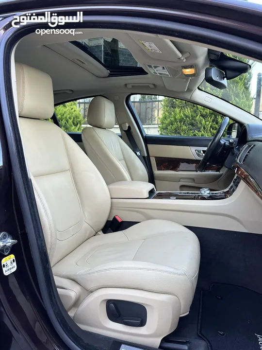 JAGUAR XF 2014 Full option وارد الوكالة / صيانة الوكالة قاطعة مسافة 100 الف كم