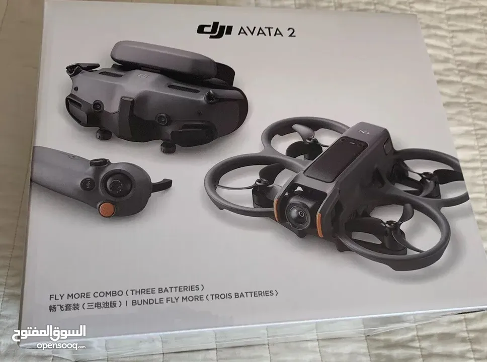 DJI Avata 2 (3 Batteries) with 4k Camera - أفاتا2 بثلاث بطاريات