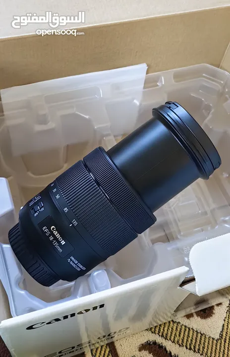 عدسة  CANON الشاملة 18 135 nano usm  مع stbilizer جديدة  وبسعر مناسب