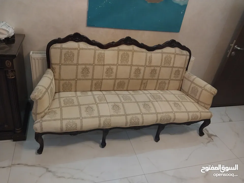 كنب ثلاثية عدد 1 حفر وزان تفصيل للبيع