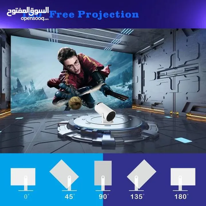 بروجكتر وجهاز عرض ألعاب ULTRA PRO جهاز محمول يجمع بين وحدة تحكم ألعاب و جهاز عرض،