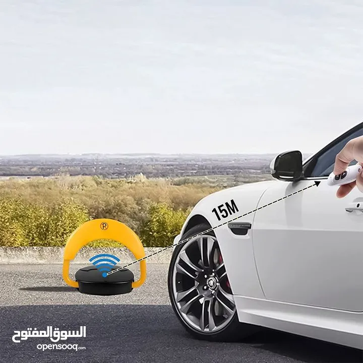 جهاز اصطفاف السيارة يعمل بالإستشعار و التحكم عن بعد من خلال ريموت كنترول للتحكم و يتميز بمقاومته للم