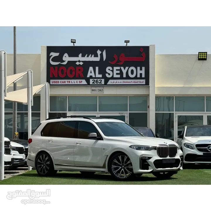 BMW X7 M BACKAGE GCC 2020 V8 FULL SERVICE HISTORY UNDER WARRANTY PERFECT CONDITION ORIGINAL PAINT