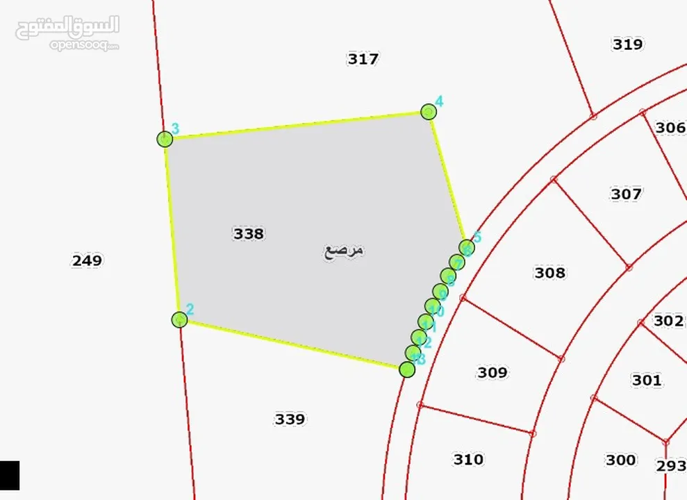 أرض للبيع في محافظة جرش – قرية مرصع-حوض المنط