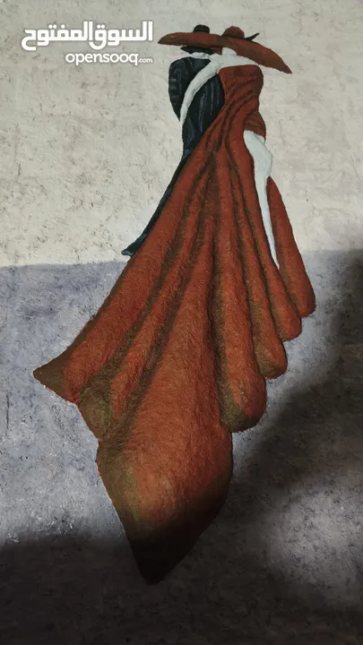 لوحة فنيه بعجينة الورق