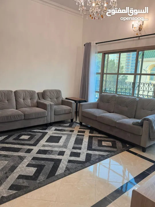 Fully Furnished 3BHK  Flat  with Balcony Available in Seef Area