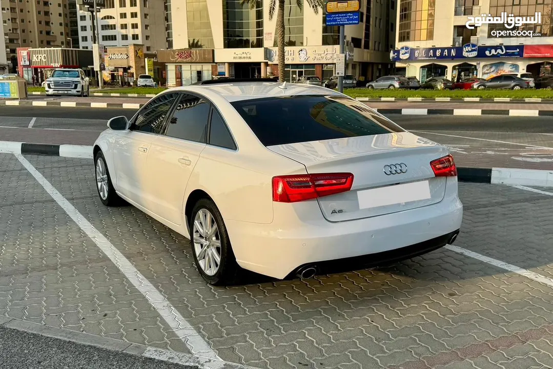 Audi S LINE.A6.2014 in very good condition.GCC. First owner. No accidents at all