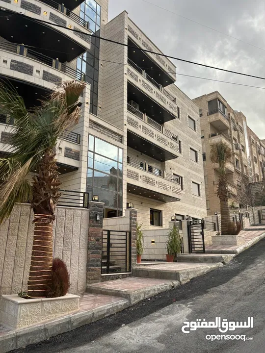 شقة شبه أرضية أمامية يسار مع ترس ومدخل مستقل للبيع في طبربور أبو عليا