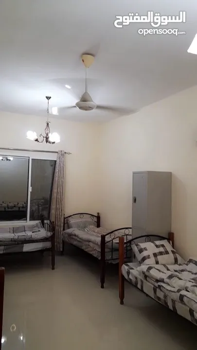 شقة مؤثثة للايجار المشترك في الخوض السادسة Shared bed space for rent in Alkhoud 6