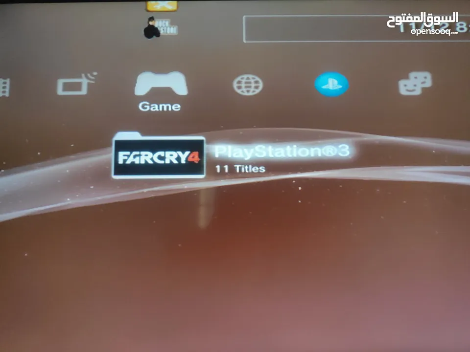 شاشة تلفزيون LG  ولا غلطه مع سوني 3 مهكر وعليه العاب و رسيفر فيه نظام اندرويد