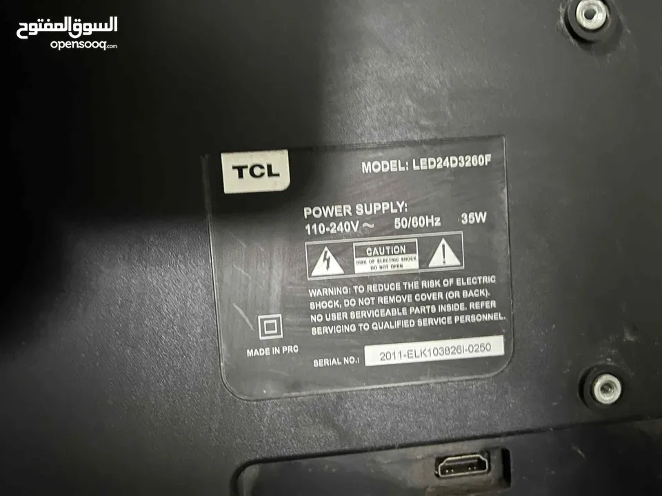 تلفزيون TCL 24 بوصة شغال 100% موجود في بيت لحم 100 شيكل واصل
