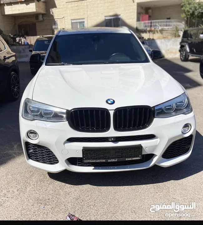 للبيع Bmw x3  M بنزينن مطور 2000 بنزين 245 حصان  مديل 2016 ترخيص 2015 السيارة فل الفل