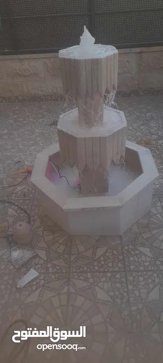 نوافير وشلالات وبابكيو حواض زريعه جميع انواع الحجر البناء والديكورات
