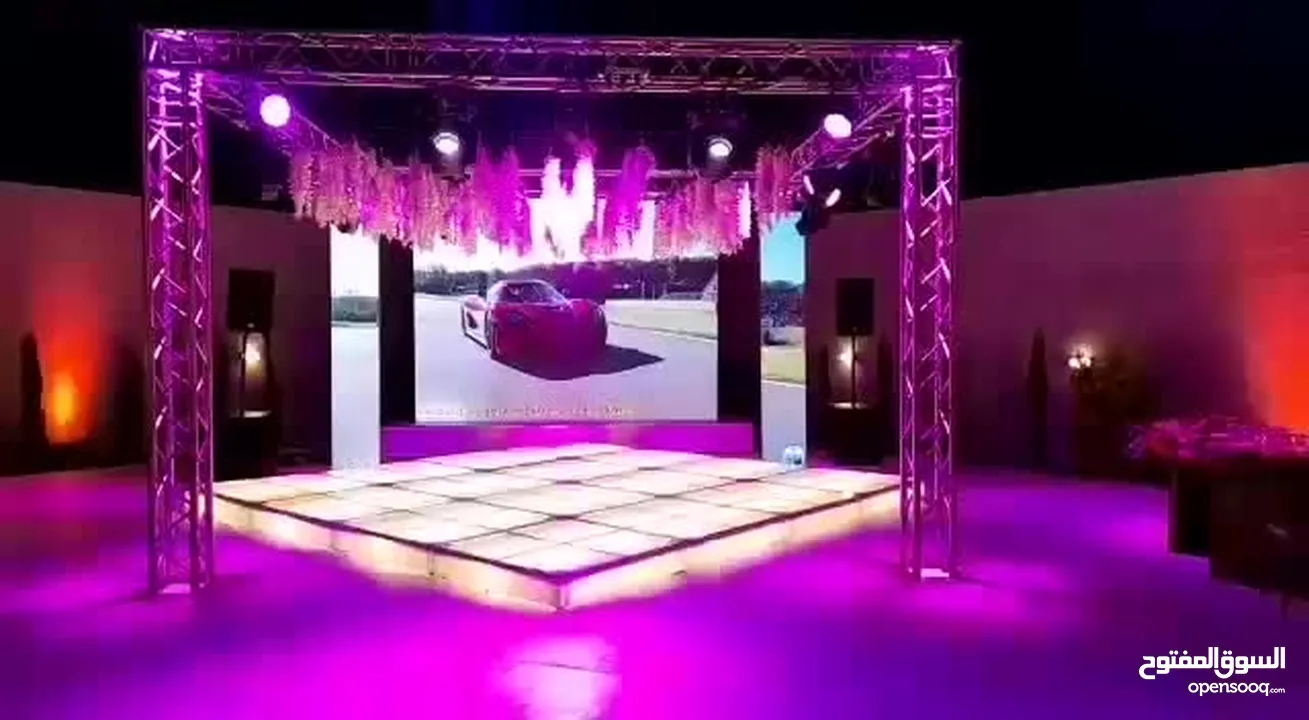 شاشات led _شاشات خلفيات حفلات _اعراس _فعاليات