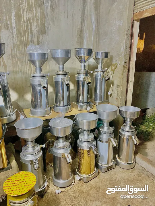 مطاحن قهوة أحجام مختلفة و أسعار مختلفة حجر 8 لحجر 15 واحد فاز وثلاثة فاز بحال الوكالة ماكنات وكالة