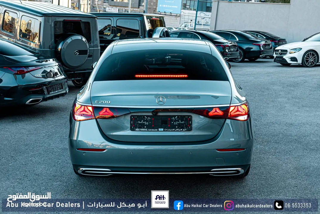 Mercedes-Benz E200 2024 Verde Silver 3000 كم فقط