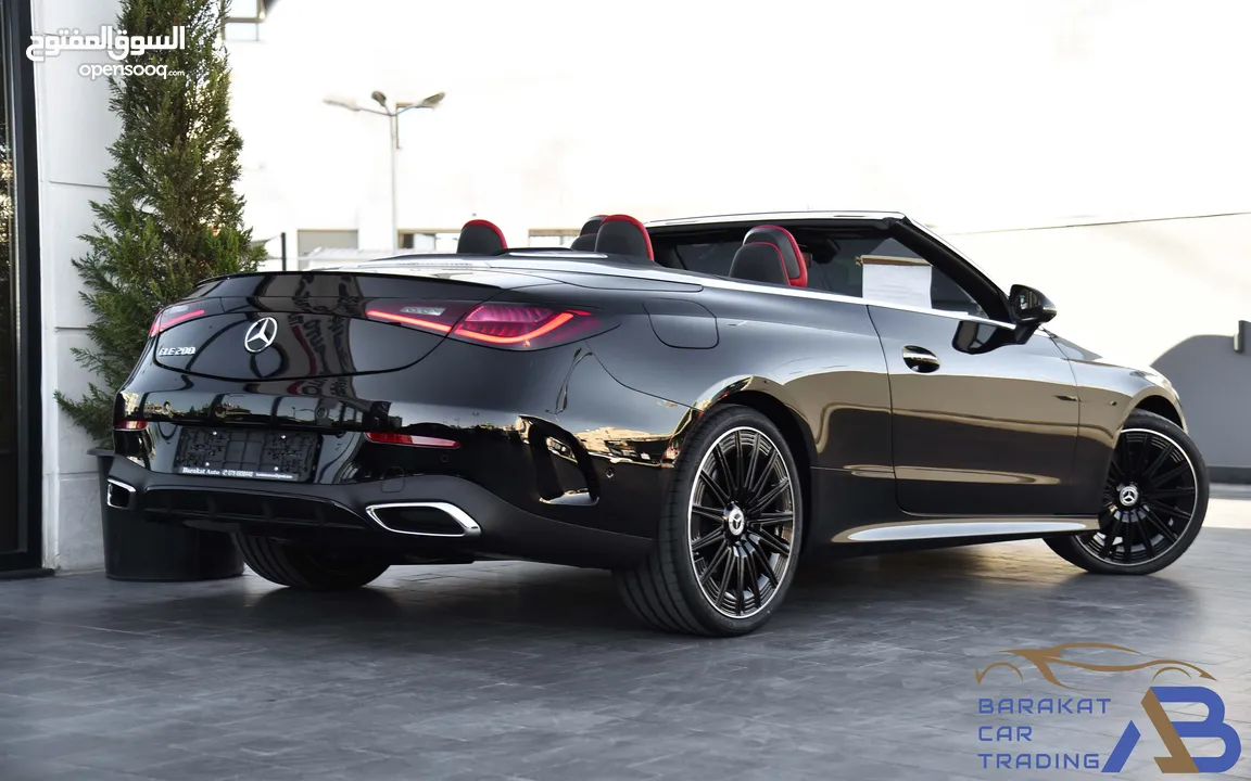 مرسيدس سي ال اي كشف نايت بكج مايلدهايبرد موديل2024 Mercedes CLE200 Convertible AMG Kit Night Package