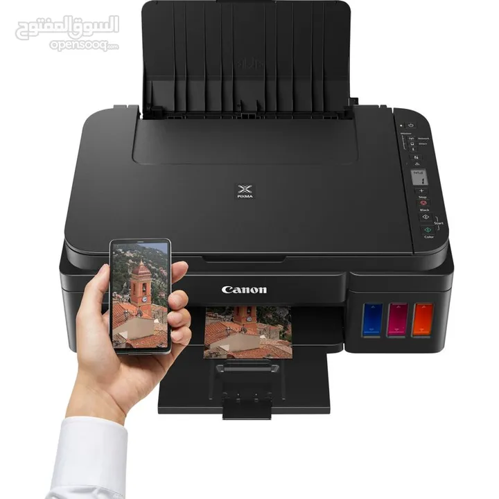 متوفر طابعة كانون طباعه ونسخ و سكان كانون Canon printer G3410 Print Scan Copy