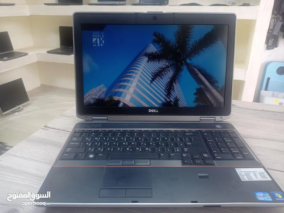 لاب توب dell cor i7  الجيل التاني بسعر 650 دينار