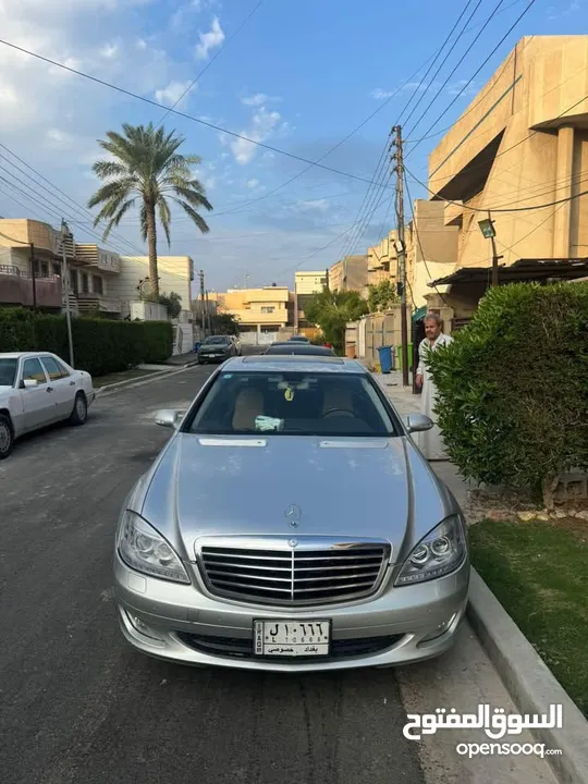 ‎سلام عليكم للبيع مارسيدس S500 رقم بغداد مميز موديل 2006  وارد يابان بدون ضرر بدون صبغ