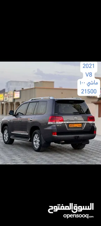 لاندكلوزر 8 سلندر فتحه بصمه مكيف مركزي خليجي مديل GXR 2021 ماشي 100 آلاف فقط