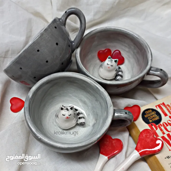 el yapimi sermicأكواب سيراميكيه صناعة يدوية بجودة عالية وتصاميم فريدة handmad ceramic mug iran