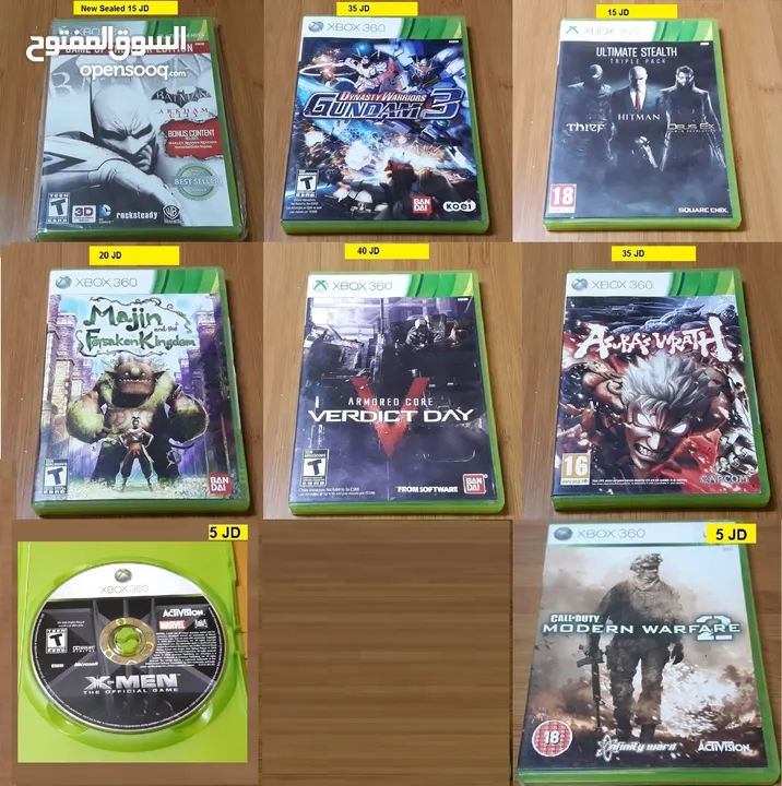 اجمل سيديات اكسبوكس ون اكسبوكس 360  XBOX360 XBOX ONE OG Games