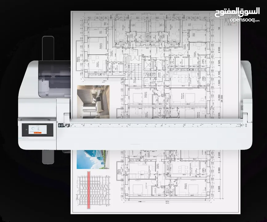 طابعة إبسون سور كولور SC-T5100M MFP – طباعة عالية الجودة بتقنية نواة الدقة للاستخدامات الاحترافية