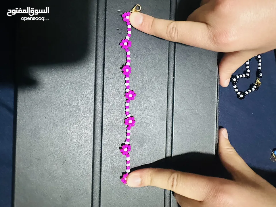 أساور خرز من عند رزان