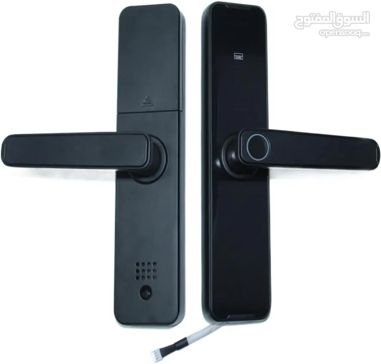 قفل باب الكتروني ذكي مع بصمة دخول Intelligent Lock WiFi Biometric Fingerprint Smart Door