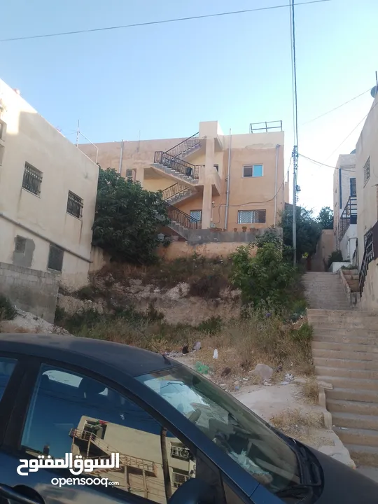 بيوت   طابقين   واحدة شقتين    والثانية ثلاث شقق