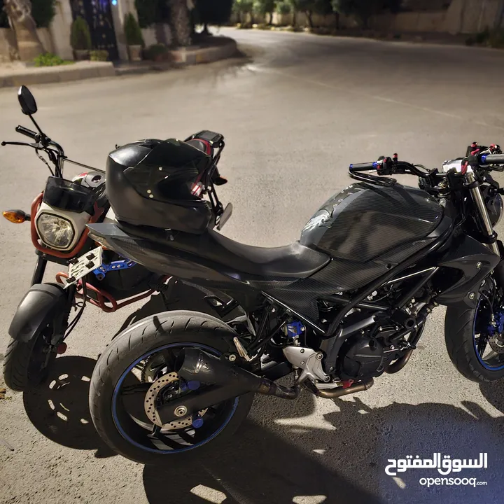 دراجه سوزوكي sv 650 موظيل 2017