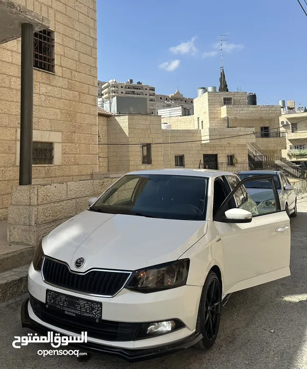 سكودا فابيا 2015 جديده منفوضه صح بالصلاة على النبي سحب شركه بويه شركه دهان قطعتين