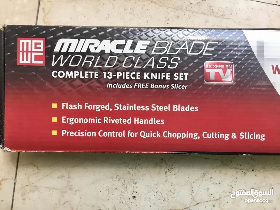 Knife Set New 13 Pieces  Miracle Blade Good Quality