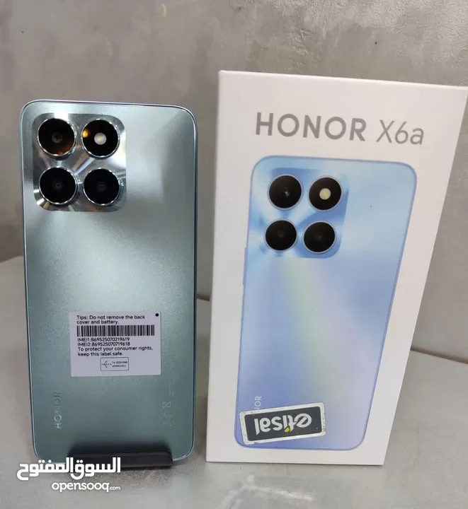 مستعمل ايام Honer X6a رام 6 جيجا 128 أغراضة والكرتونه الأصلية متوفر توصيل