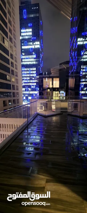 شقة دوبلكس بإطلالة رائعة في برج داماك العبدلي البوليفرد للايجار  / ref 710