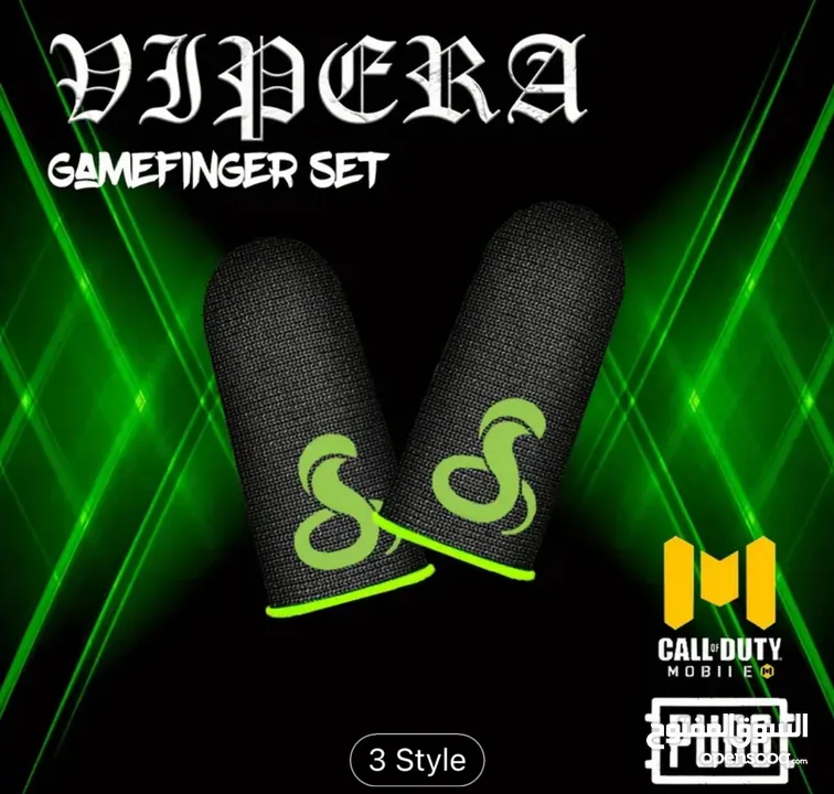 10PCS Mobile Vipera Game Fingertrip Gloves For Gamers, Sweatproof Touch Screen Finger Sleeves.