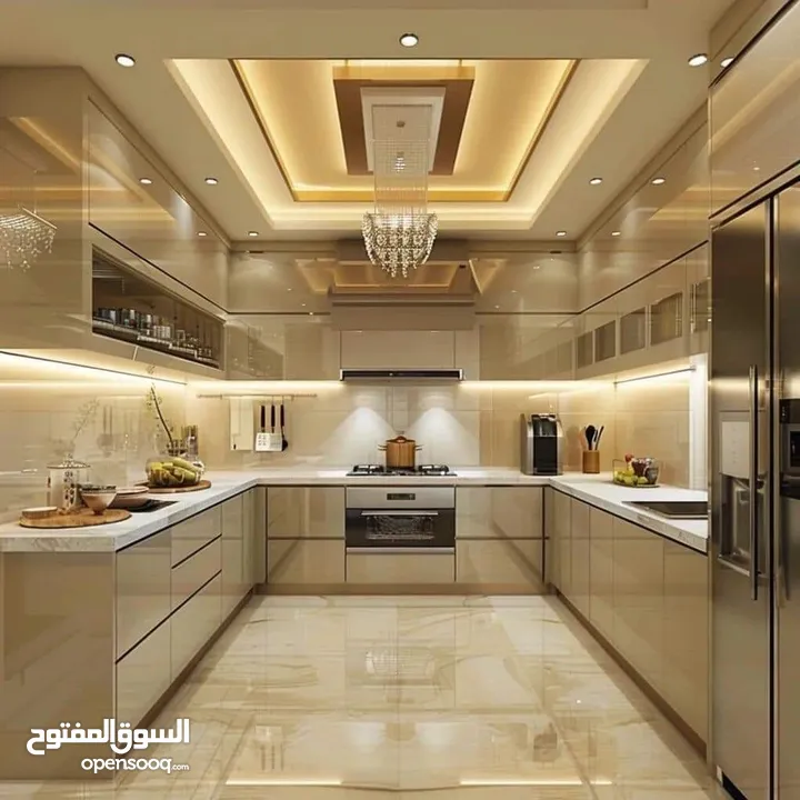 مطابخ المنيوم مطابخ خشب جميع انواع المطابخ