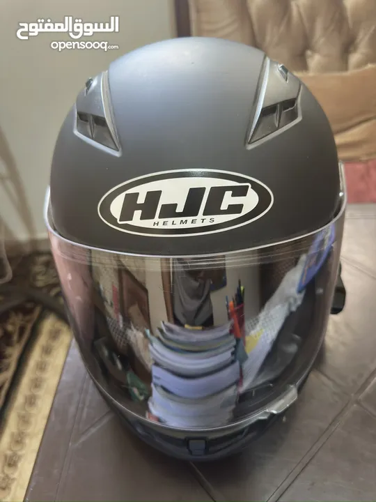 خوذة اصلية HJC بحالة ممتازة