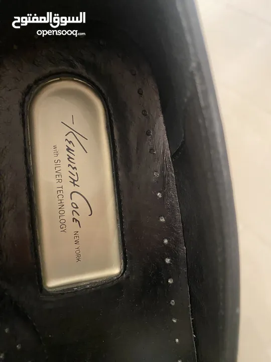 حذاء رجالي جلد اصلي رسمي نوع كينيث كول صناعة يدوية قياس 44 و نصف او 11 امريكي مريح جدا و البيع كبيره