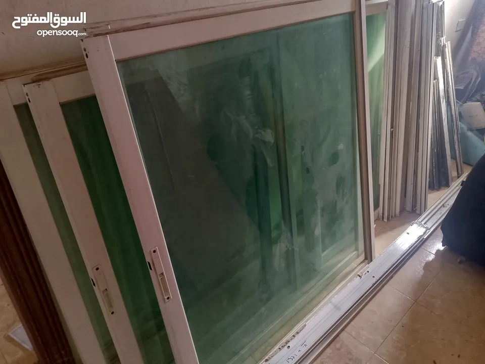 3 شبابيك بحال الوكاله مع سكك ومنخل