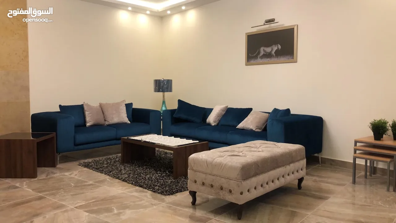 شقة فاخرة جدا ارضية في - دير غبار - بترس وحديقة و كراج و مدخل خاص و فرش فاخر (ID#: 6896)