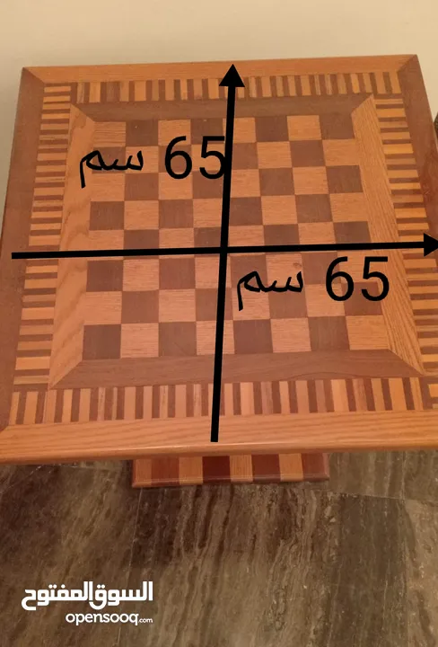 طاولة شطرنج خشب البيع