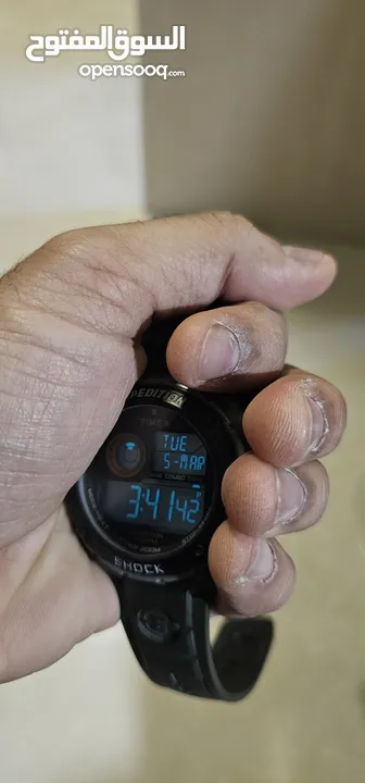 ساعه  Timex Men's Expedition Rugged Digital Vibe Shock Quartz Watch
