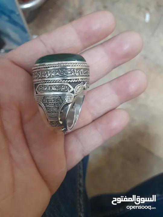 خاتم فضه شغل يدوي يراني